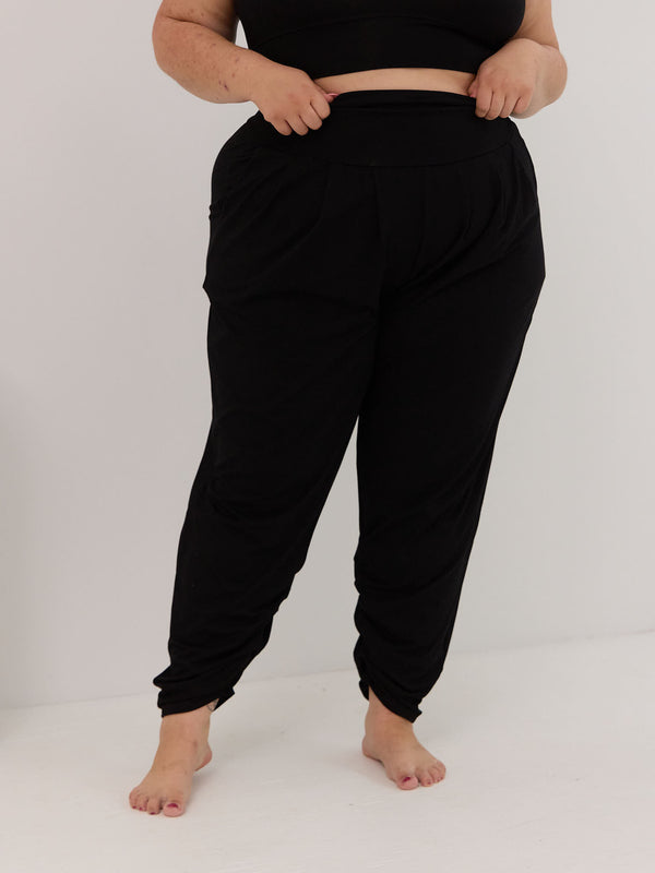 Free Label slow fashion canadian made bamboo harem pant