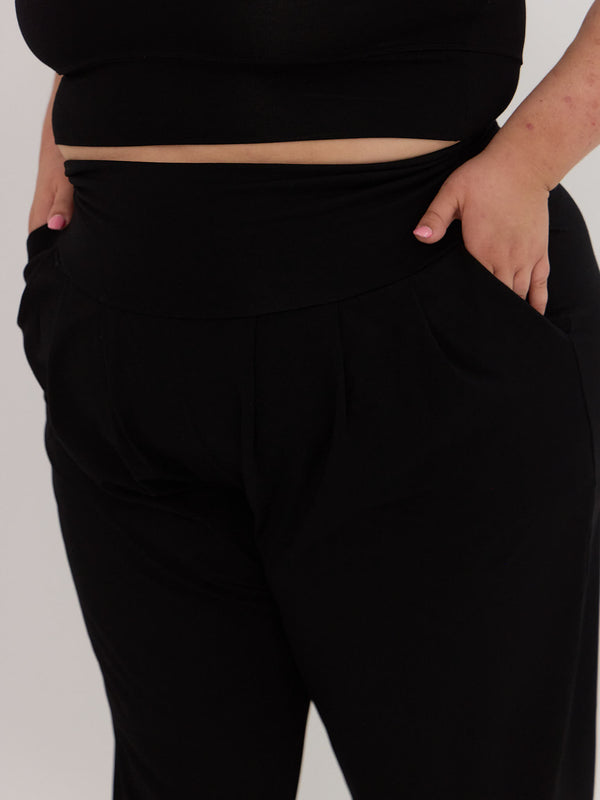 Free Label slow fashion canadian made bamboo harem pant