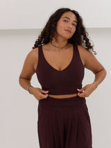 Free Label Cherry Cola Andie Bra. Wireless push up bra for smaller boobs