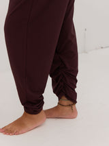 Free Label cherry cola sunday pant, bamboo harem pant made in canada 