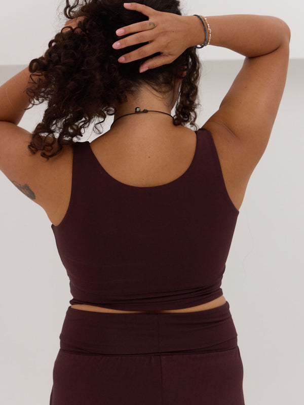 Free Label Cherry Cola Andie Bra. Wireless push up bra for smaller boobs