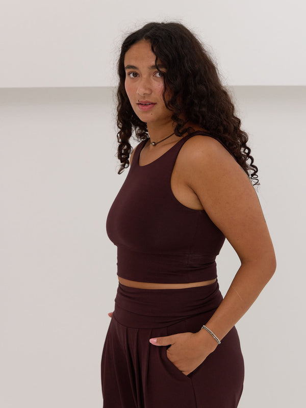 Free Label Cherry Cola Andie Bra. Wireless push up bra for smaller boobs
