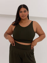 Wirefree bamboo bra made in Canada slow fashion