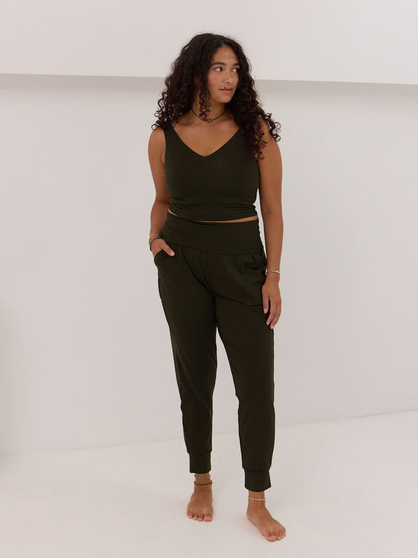Free Label fir jogger, canadian made bamboo jogger pant