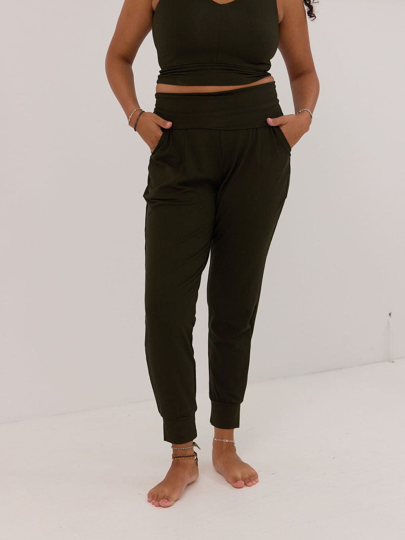 Free Label fir jogger, canadian made bamboo jogger pant