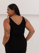 Free Label black becky bra wireless bra for big busts made in canada plus size