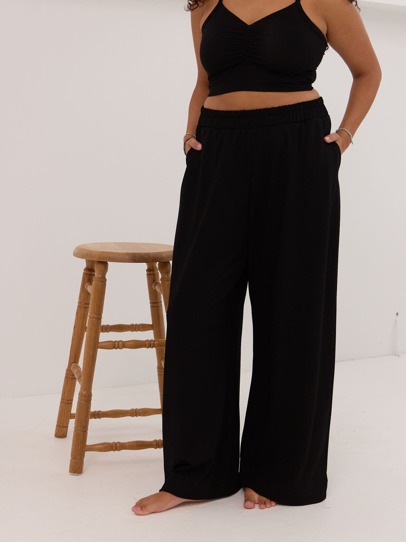 BLACK BAMBOO LORETTA PANT