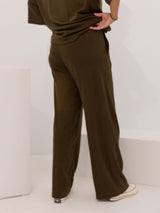 Made in Canada olive cotton lounge set