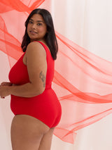 picante red high rise bamboo underwear made in canada