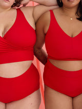 picante red high rise bamboo underwear made in canada