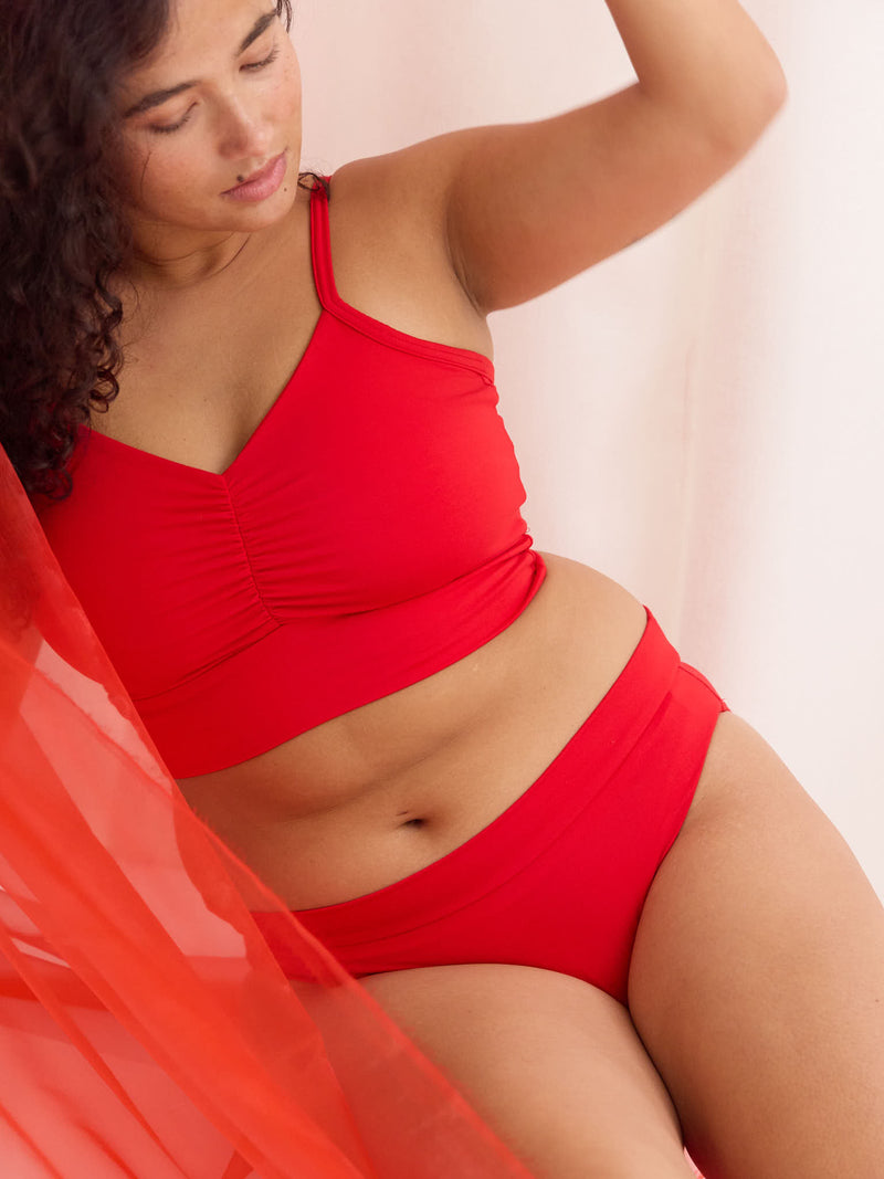 picante red low rise underwear made in canada