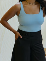 Free Label reversible built in bra Rina Tank in Beach