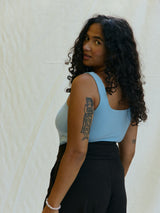 Free Label reversible built in bra Rina Tank in Beach