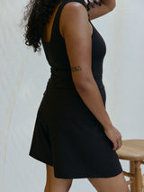 Free Label black bamboo skort size inclusive