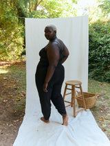 Free Label Cold Brew Sunday Crop - bamboo jogger