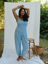 Free Label Beach Sunday Crop bamboo harem pant