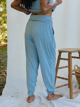 Free Label Beach Sunday Crop bamboo harem pant