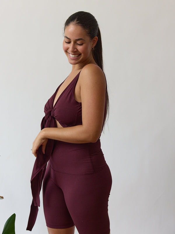 Summer Wrap Tank Top - Bamboo Tank Top - Ethical Slow Fashion Tank Top - Carrie Tank - Free Label - Vancouver based clothing brand tank top 