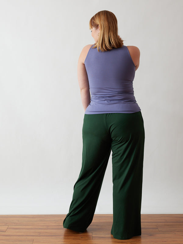 Size inclusive reversable purple tank top 