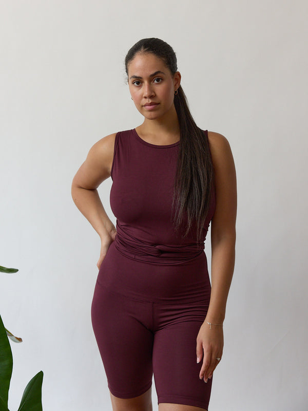 Wrap Tank top - Sustainably made tank top Vancouver - Free Label clothing - Size inclusive - Reversible tank top