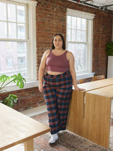 AS IF PLAID LORETTA PANT