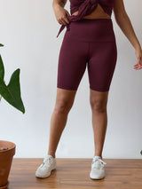 Sustainable bike shorts - High Waisted plus size bike shorts - Free Label - Vancouver Canada fashion brand 