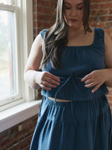 Sustainable Clothing - Made in Vancouver - Off the shoulder top - Organic Cotton - Spring Top 