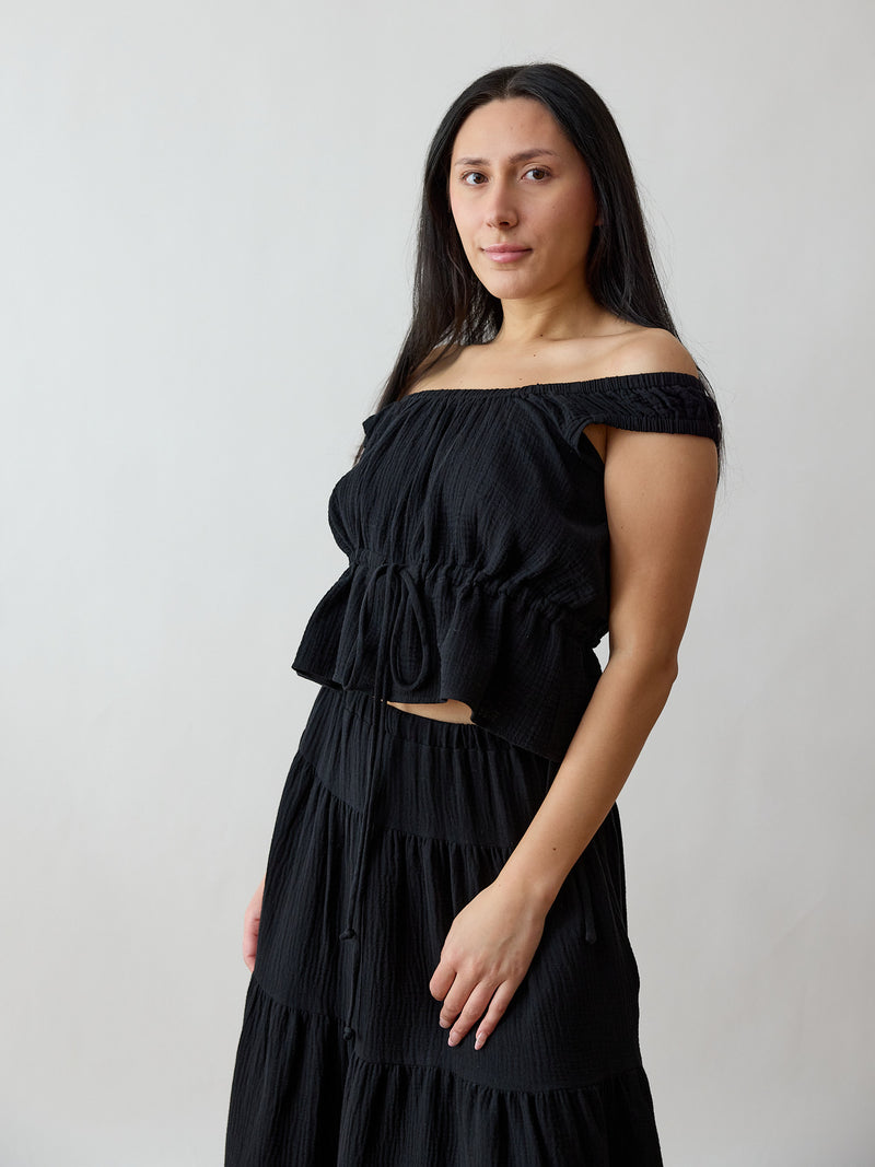 Cinch Waist Top - Summer - Thick Straps - Plus Size - Ethical Fashion 