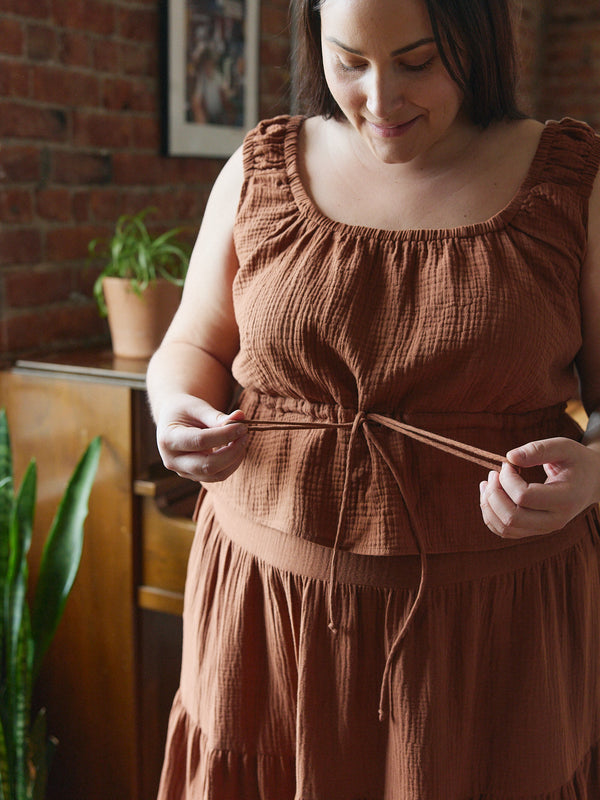 Sustainable Clothing - Made in Vancouver - Off the shoulder top - Organic Cotton - Spring Top 