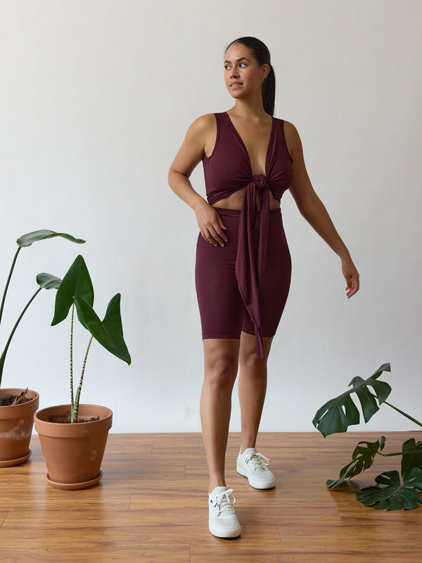 Wrap Tank top - Sustainably made tank top Vancouver - Free Label clothing - Size inclusive - Reversible tank top