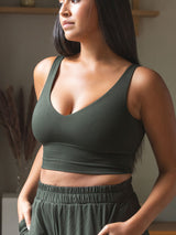 Wirefree bamboo bra made in Canada slow fashion