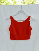 red bamboo bralette made in canada