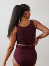 high coverage underwear with built in tummy support