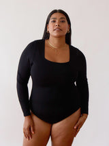 Black Bodysuit Plus Size Canadian Ethical & Sustainable Clothing Brand