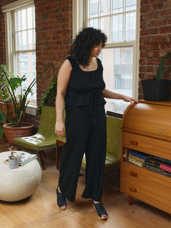 Cinch Waist Top - Summer - Thick Straps - Plus Size - Ethical Fashion 