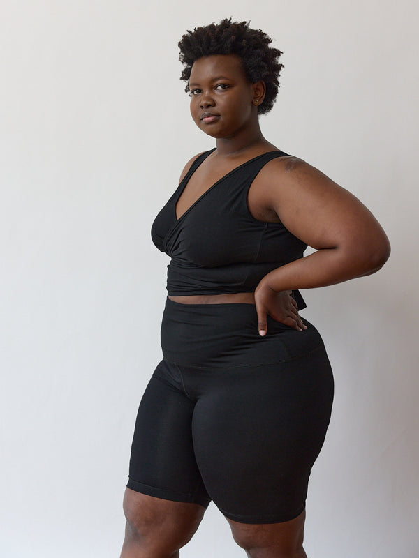 Summer Wrap Tank Top - Bamboo Tank Top - Ethical Slow Fashion Tank Top - Carrie Tank - Free Label - Vancouver based clothing brand tank top 