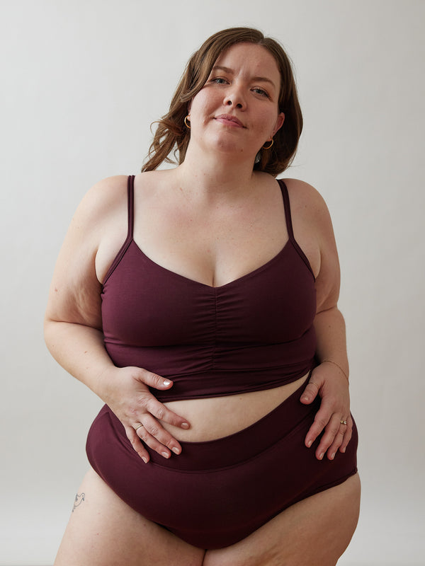 Size inclusive Moderate coverage bra 