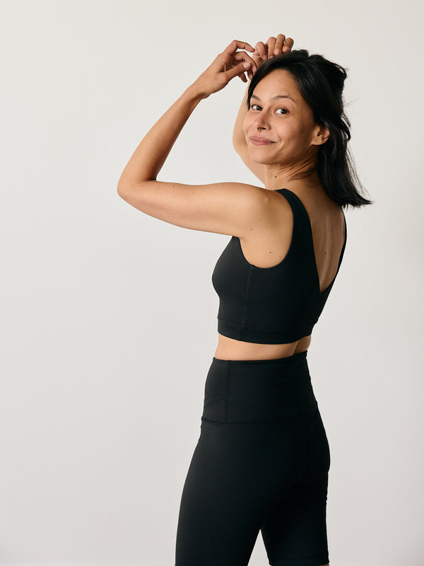 Ethically made activewear finley bra