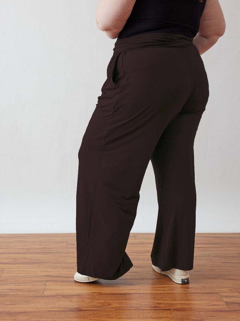 Free Label wide leg bamboo pant plus size