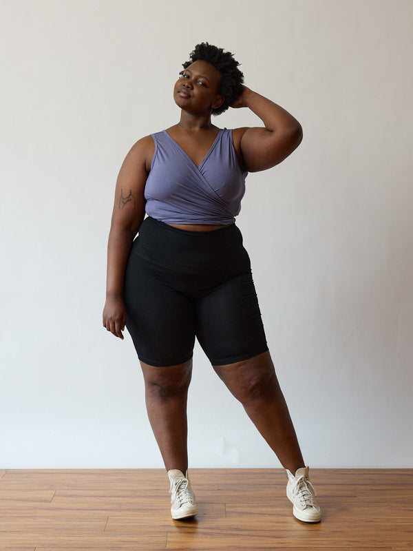 Wrap Tank top - Sustainably made tank top Vancouver - Free Label clothing - Size inclusive - Reversible tank top