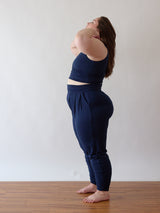 free label sunday crop navy