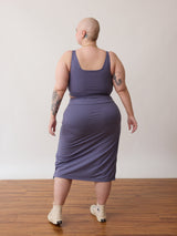 plus size bamboo skirt sustainably made