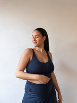 Free label navy thompson bra comfortable nursing maternity bra