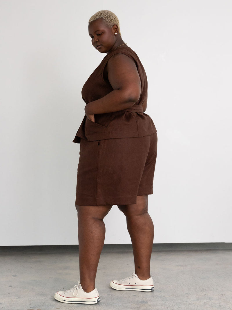 WOODS LINEN LYNN SHORT