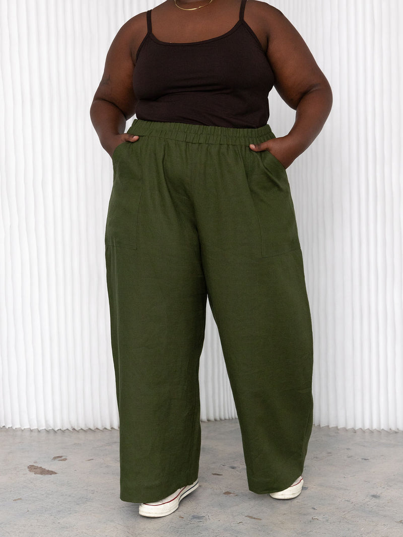 PINE LINEN LENNON PANT