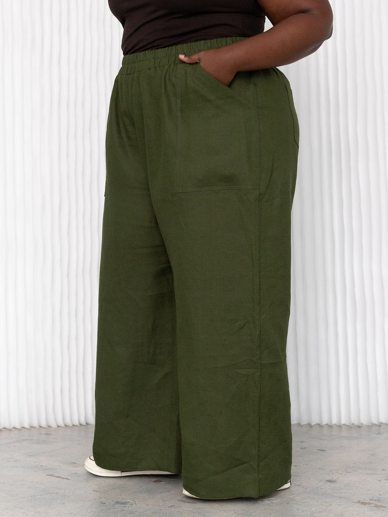 PINE LINEN LENNON PANT