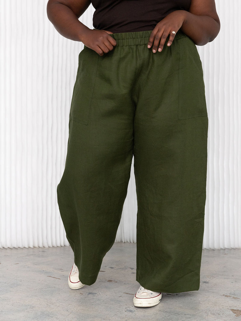 PINE LINEN LENNON PANT