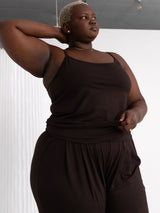 Free Label Lotte Tank Cold Brew - built in bra cami bamboo