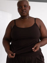 Free Label Lotte Tank Cold Brew - built in bra cami bamboo