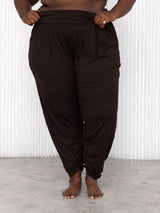 Free Label Cold Brew Sunday Crop - bamboo jogger